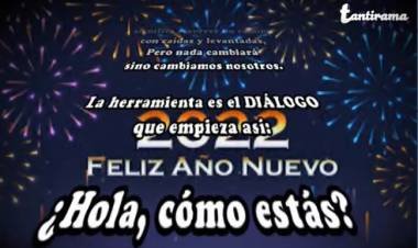 LOS MEJORES DESEOS DE LA FAMILIA  TANTIRAMA PARA EL AÑO QUE INICIA