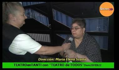 MARÍA ELENA SCOTTO: TEATRO POR LOS DERECHOS. ENTREVISTA