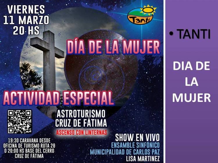 ASTROTURISMO Y MÚSICA: HOMENAJE A LA MUJER EN TANTI
