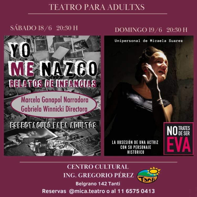 TEATRO EN TANTI ESTE FIN DE SEMANA