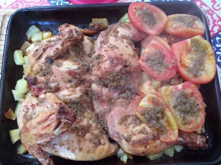 POLLO AL ORÉGANO VERSIÓN MADI