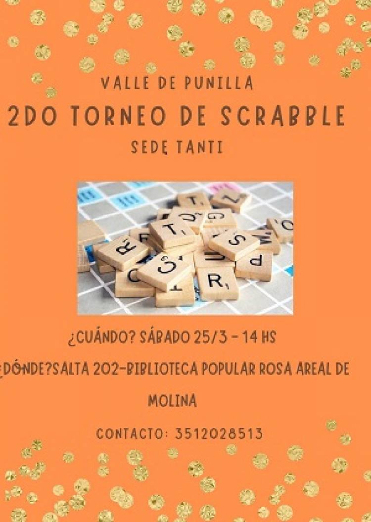 TORNEO DE SCRABLE EN PUNILLA