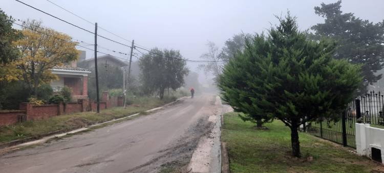 PAISAJE CON NIEBLA Y LLUVIA 