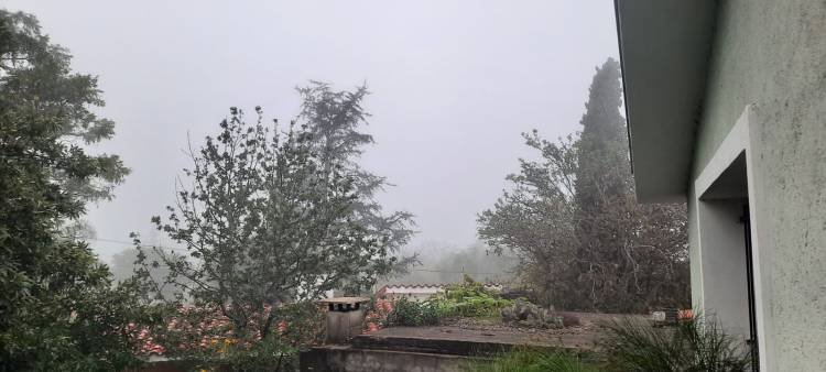 PAISAJE CON NIEBLA Y LLUVIA 